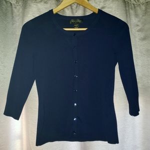 Navy Blue Cardigan